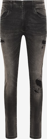 TUFFSKULL Skinny Jeans in Schwarz: predná strana