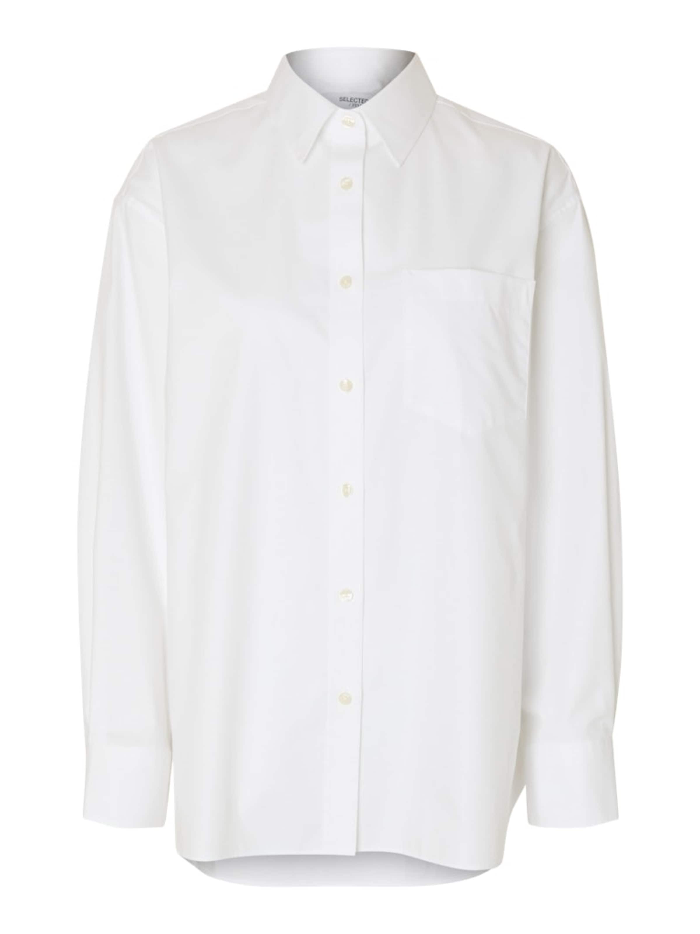 SELECTED - Blusa 'SLFESTER' en blanco: frente