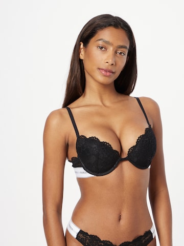 GUESS Push-up Bra 'BELLE' in Black: front