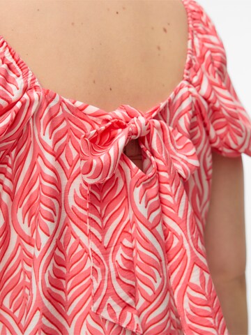 Vero Moda Curve Blus 'VMCDANA' i röd