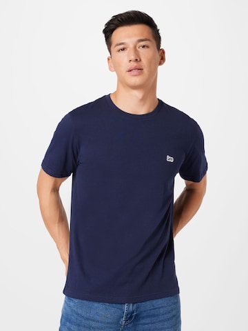 T-Shirt Lee en bleu : devant