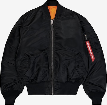 ALPHA INDUSTRIES Φθινοπωρινό και ανοιξιάτικο μπουφάν 'MA-1 Heritage' σε μαύρο: μπροστά