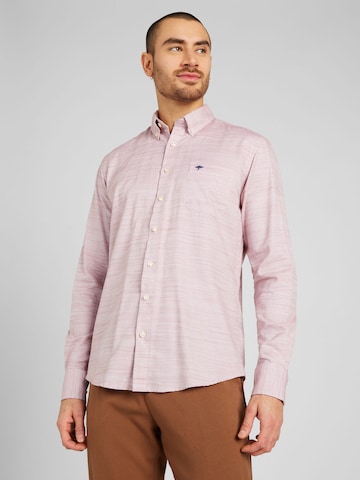 FYNCH-HATTON - Ajuste regular Camisa 'Summer' en rojo: frente