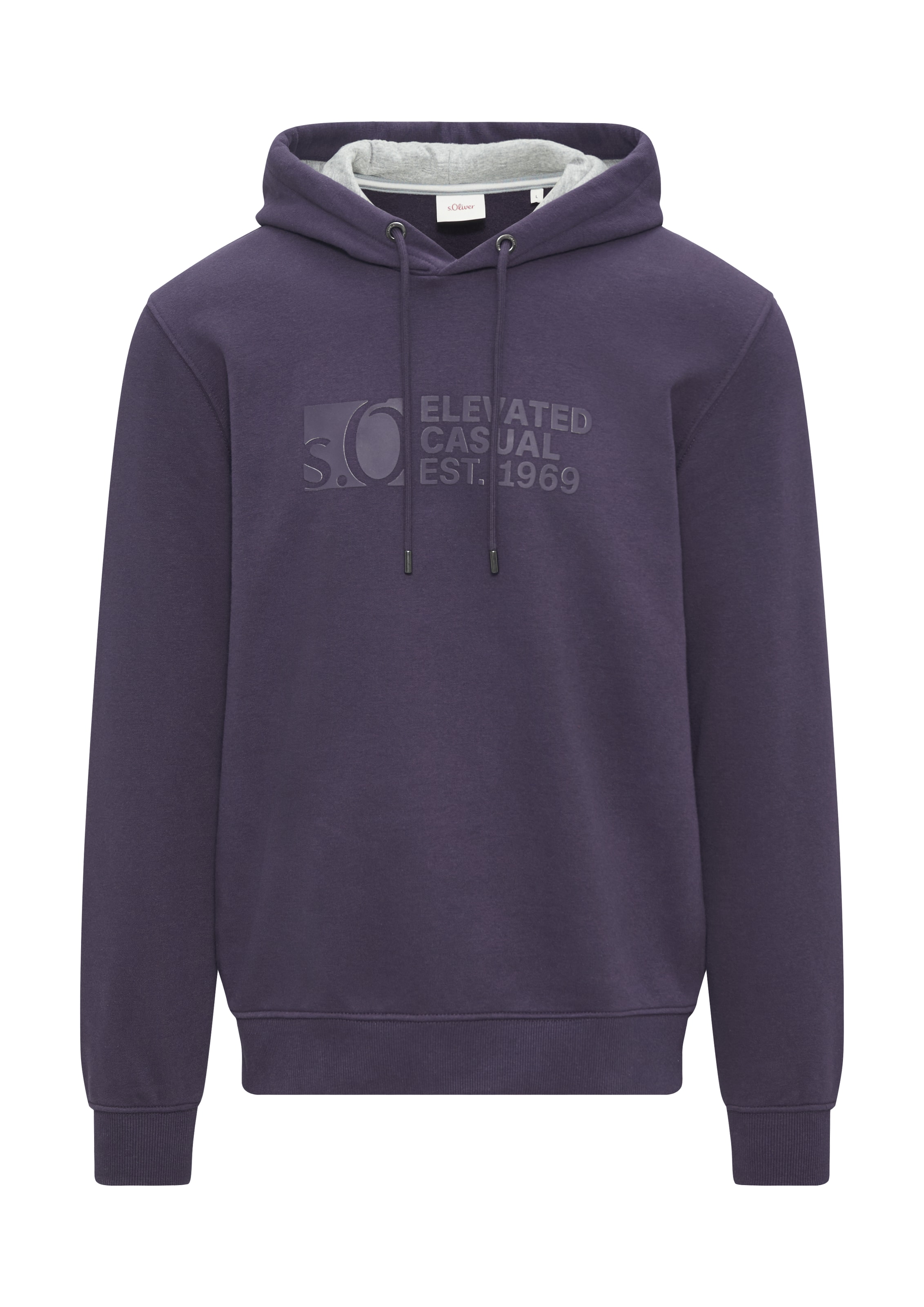 s.Oliver Sweatshirt in Lila: Vorderseite