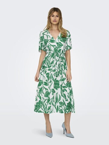 Robe 'HALIA' ONLY en vert