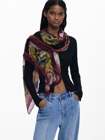 Écharpe Desigual en noir : devant