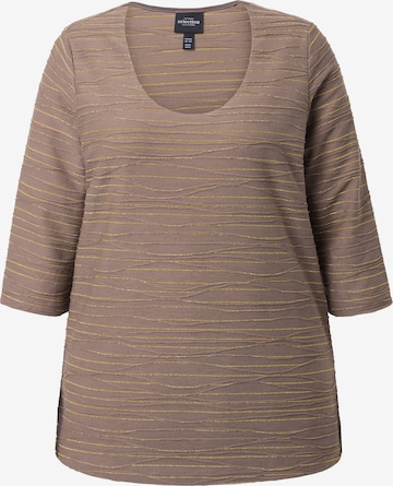 Ulla Popken Shirt in Brown: front