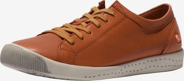 Softinos Sneakers laag in Bruin: voorkant