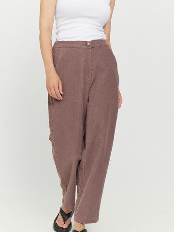 mazine Loose fit Pants ' Sanjo Pants ' in Brown: front