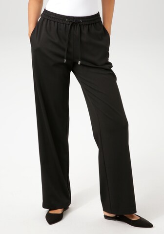 Aniston CASUAL Regular Pants in Black: front