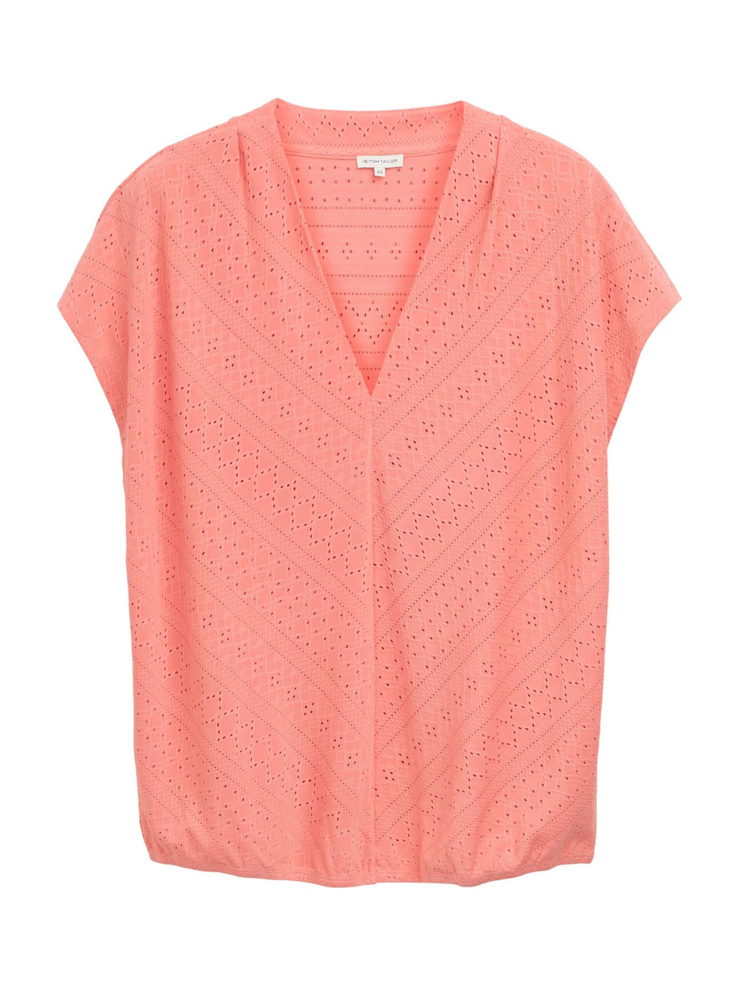 Camicia da donna di Tom Tailor Women + in rosa: frontale