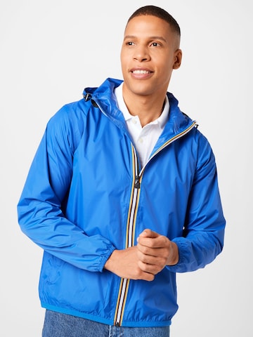 K-Way Weatherproof jacket 'CLAUDE 3.0' in Blue: front