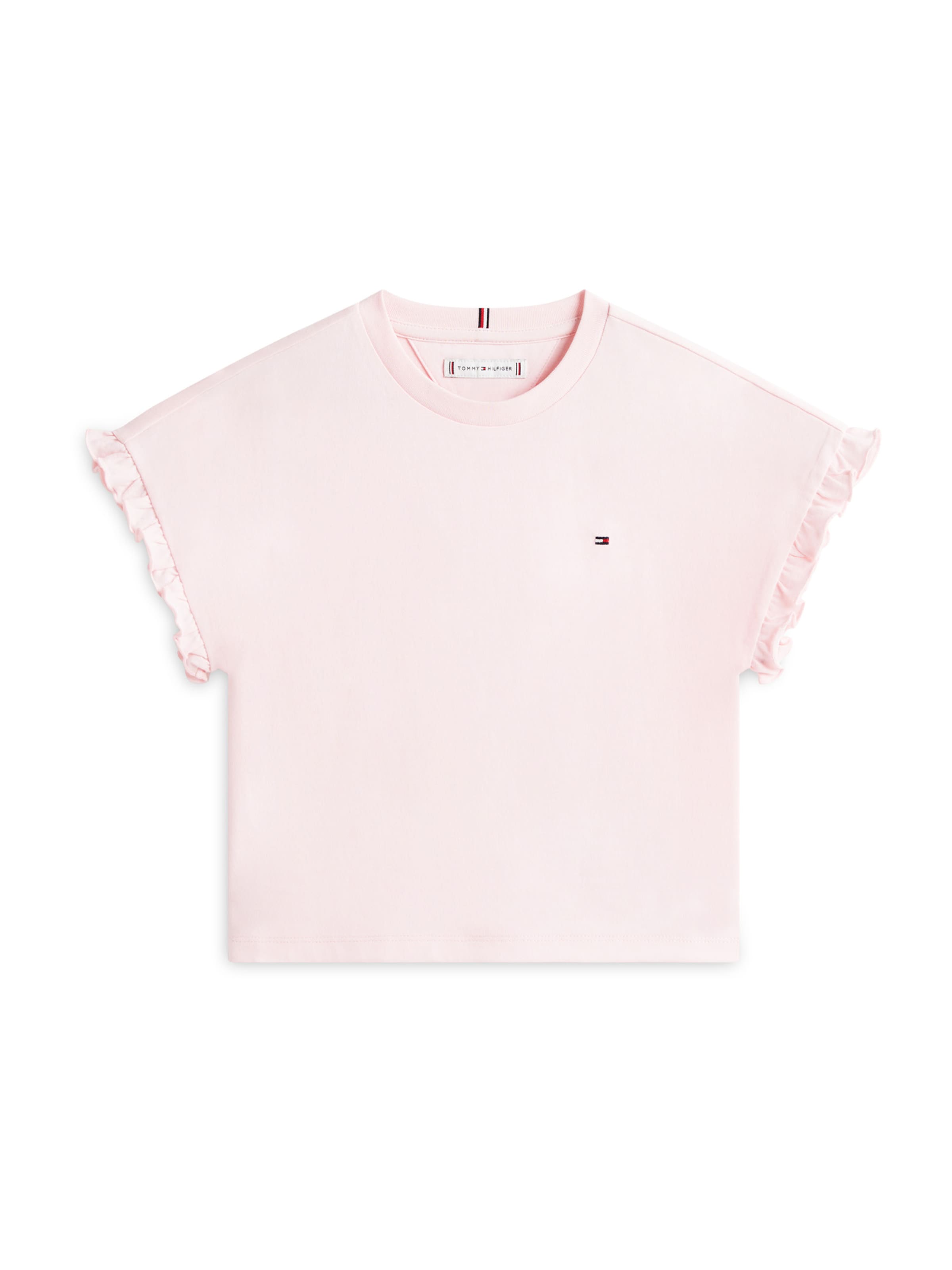 Maglietta &#x27;ESSENTIAL&#x27; di TOMMY HILFIGER in rosa: frontale
