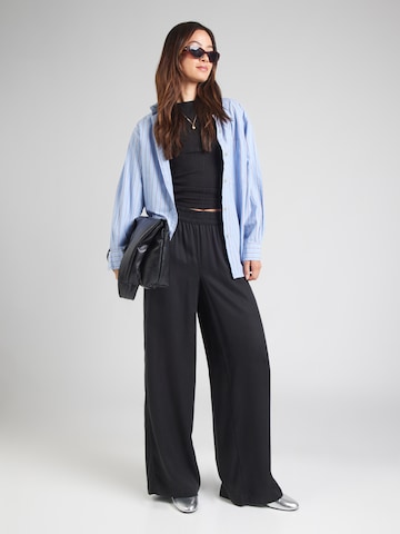 Wide Leg Pantalon s.Oliver en noir