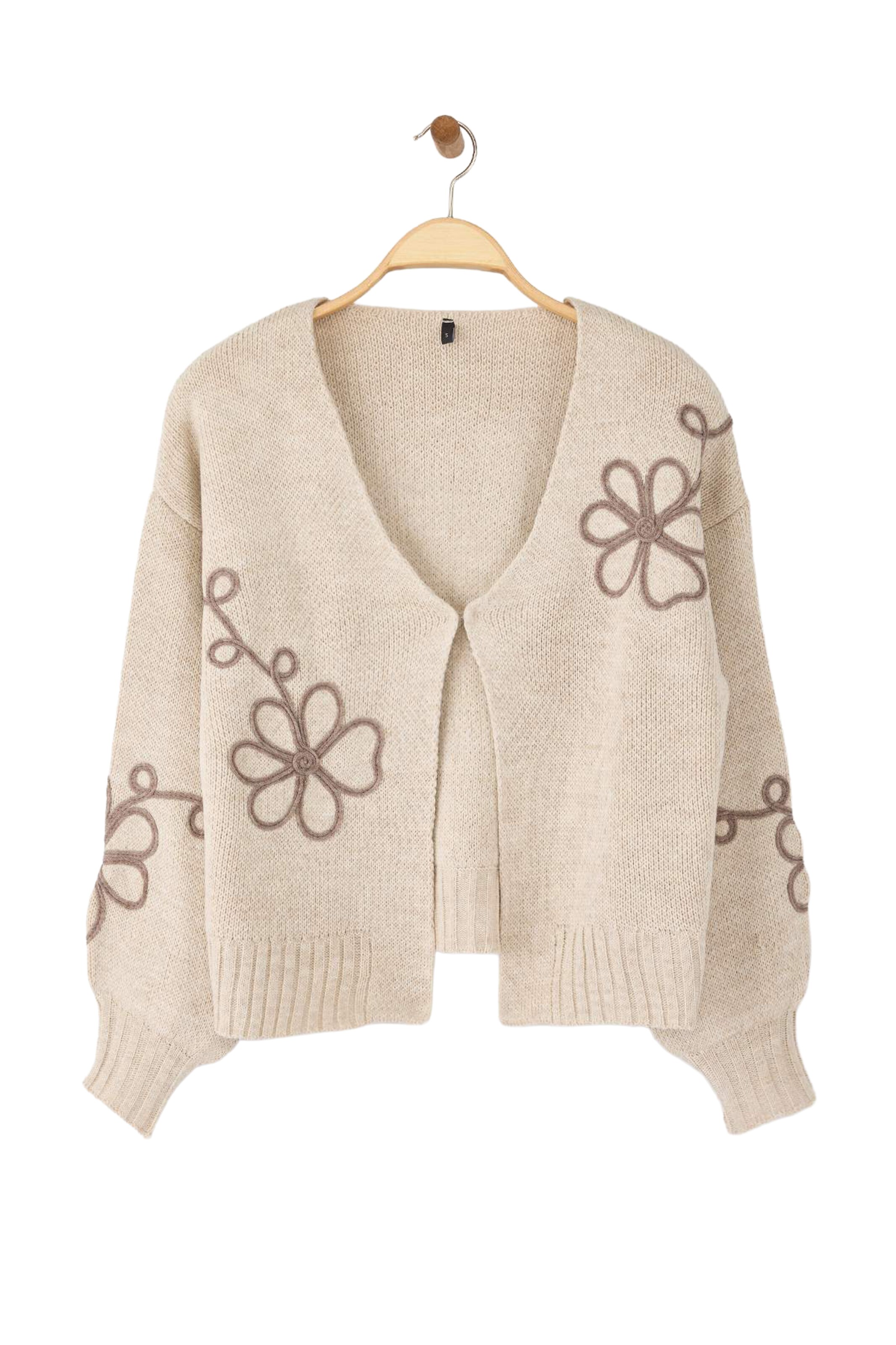 Trendyol Knit cardigan in S in Beige / Brown, Item view