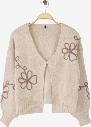 Trendyol Cardigan en S en beige / marron, Vue avec produit