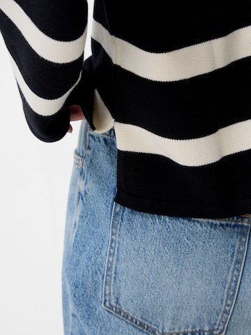 Pull-over Bershka en noir