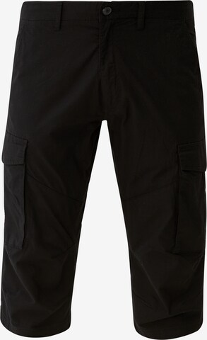 s.Oliver Regular Cargo Pants in Black: front
