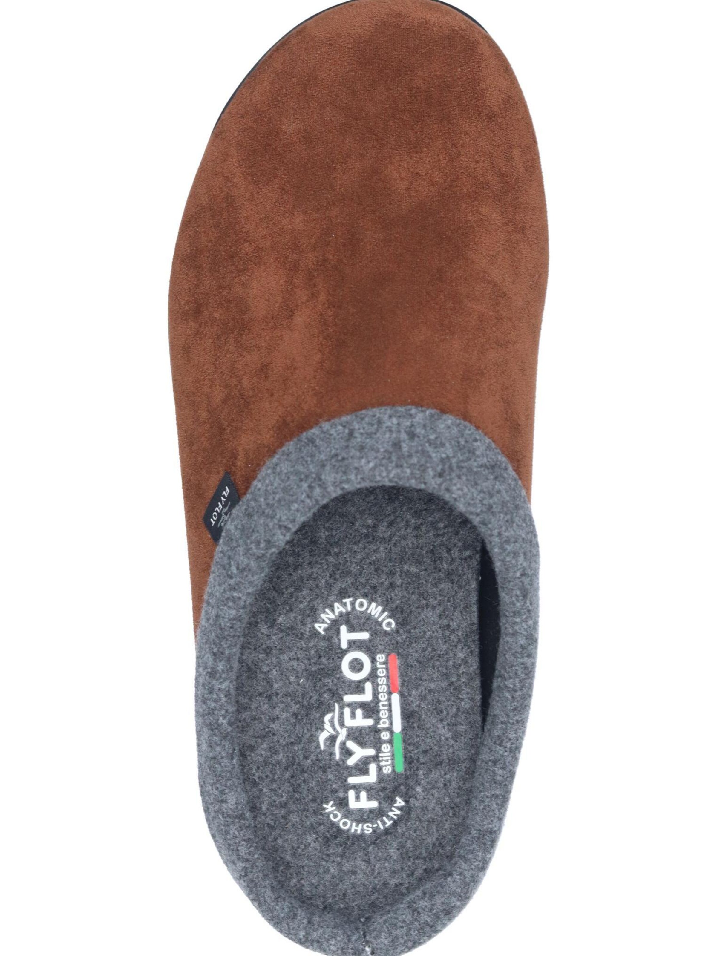 FLY FLOT Slippers in Brown