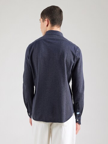 La Martina - Ajuste regular Camisa en azul: atrás