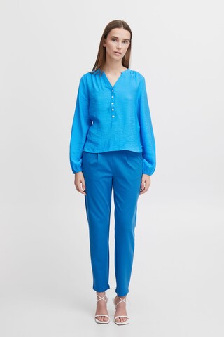 b.young - Tapered Pantalón plisado 'Rizetta' en azul