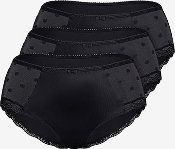 sassa Panty in Schwarz: Vorderseite