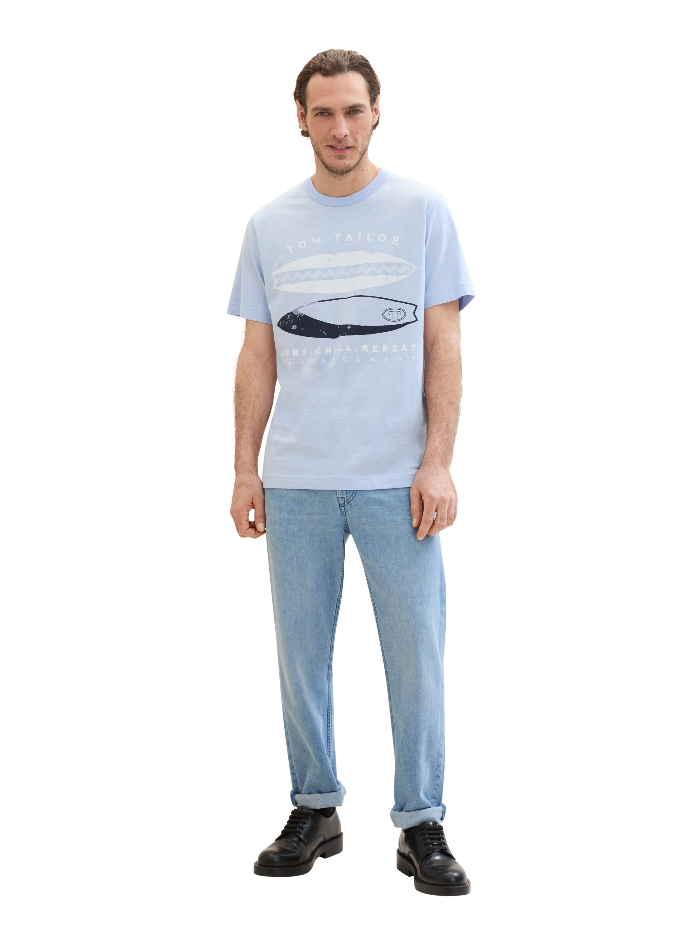 TOM TAILOR T-Shirt in Blau