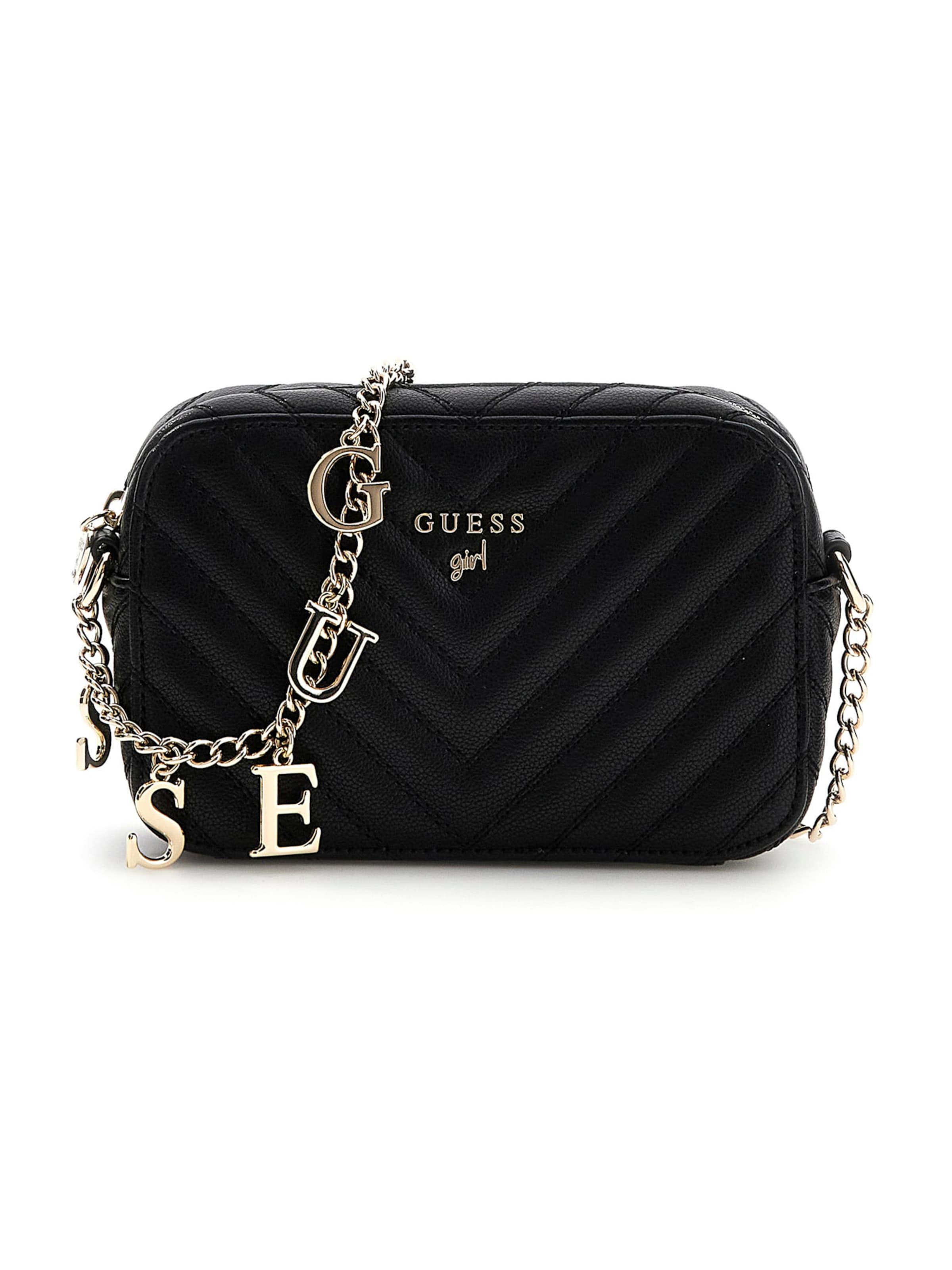 GUESS Schoudertas in Zwart: voorkant