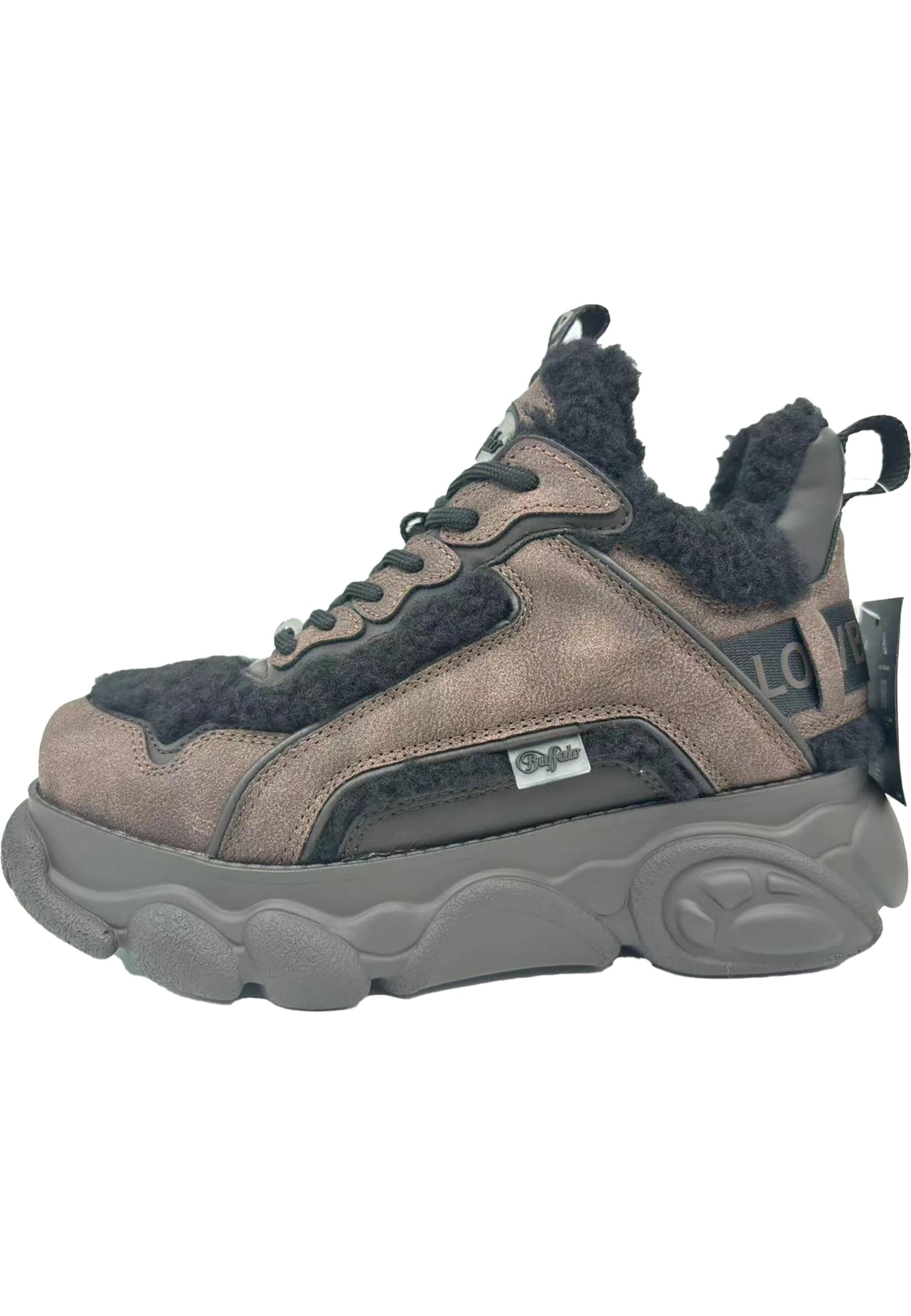 BUFFALO Σνίκερ χαμηλό σε καφέ: μπροστά