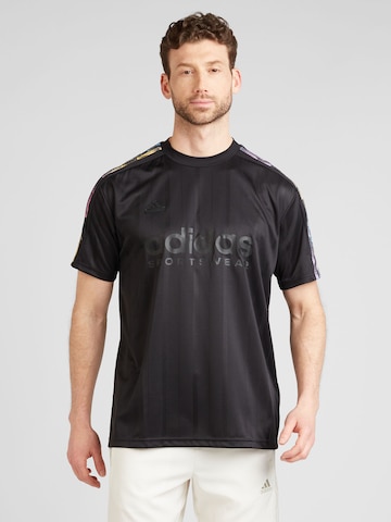 ADIDAS SPORTSWEAR - Camiseta funcional 'Tiro' en negro: frente