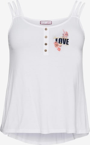 sheego by Joe Browns Top in White: front