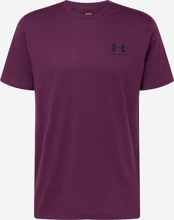 UNDER ARMOUR Funkční tričko – fialová: přední strana