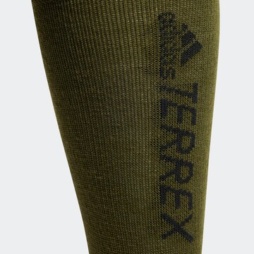 Chaussettes de sport ADIDAS TERREX en vert