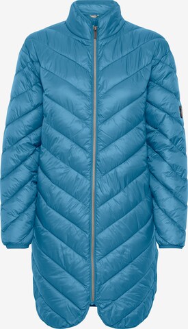 Fransa Winter Coat 'BAPADDING 5' in Blue: front