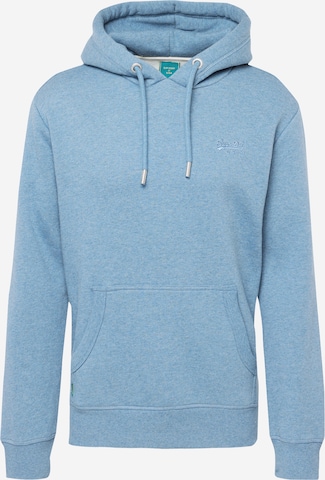 Superdry Sweatshirt in Blauw: voorkant