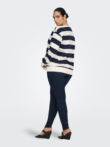 Sweat-shirt 'CARISLA' ONLY Carmakoma en blanc