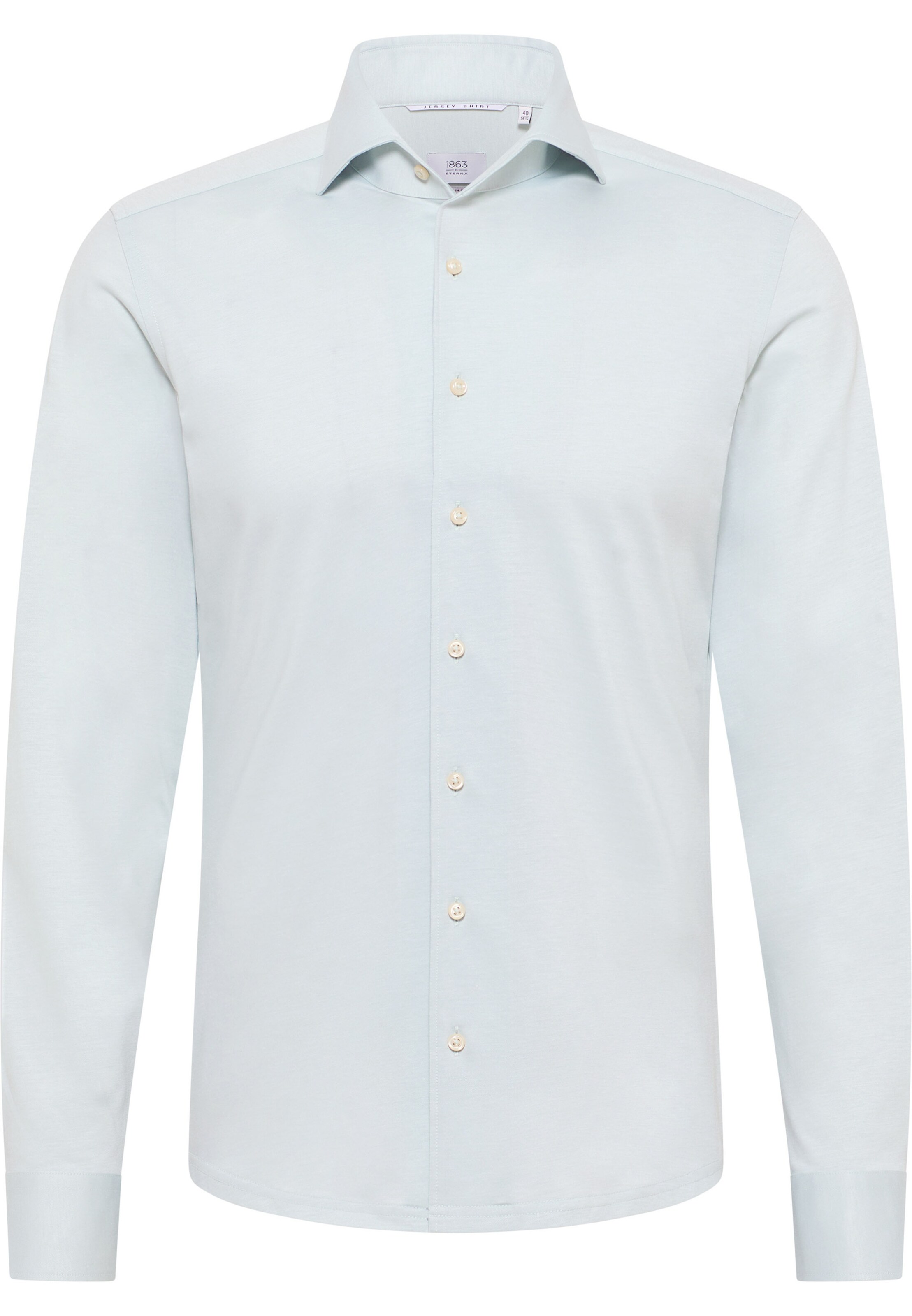 ETERNA Overhemd in Groen: voorkant