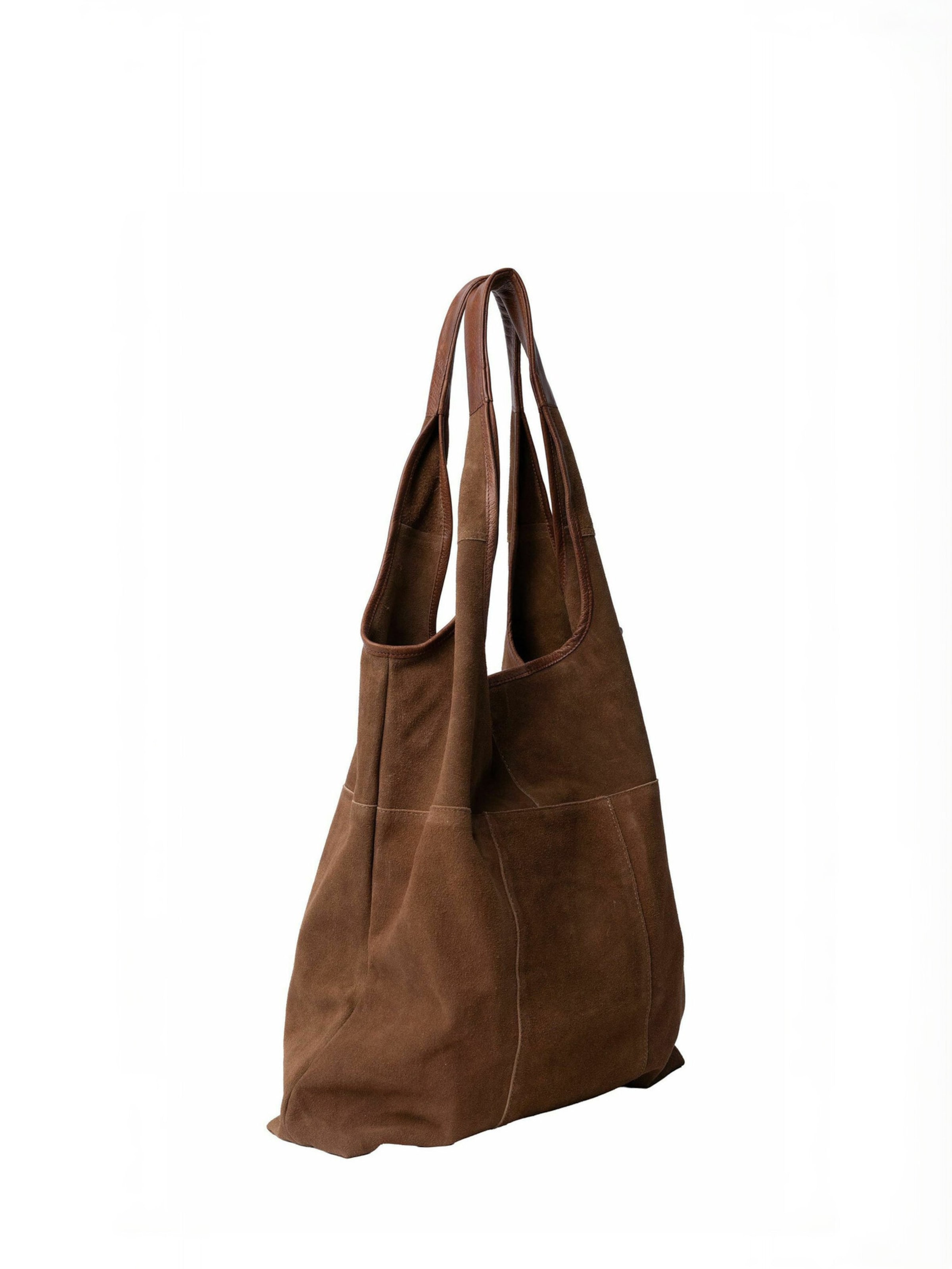 RE:DESIGNED Shopper ' Lyra ' in Brown: side