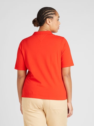 Tommy Hilfiger Curve Poloshirt in Rot