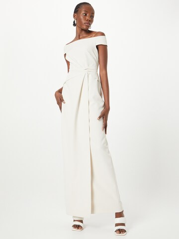 Lauren Ralph Lauren Evening Dress 'Saran' in Beige