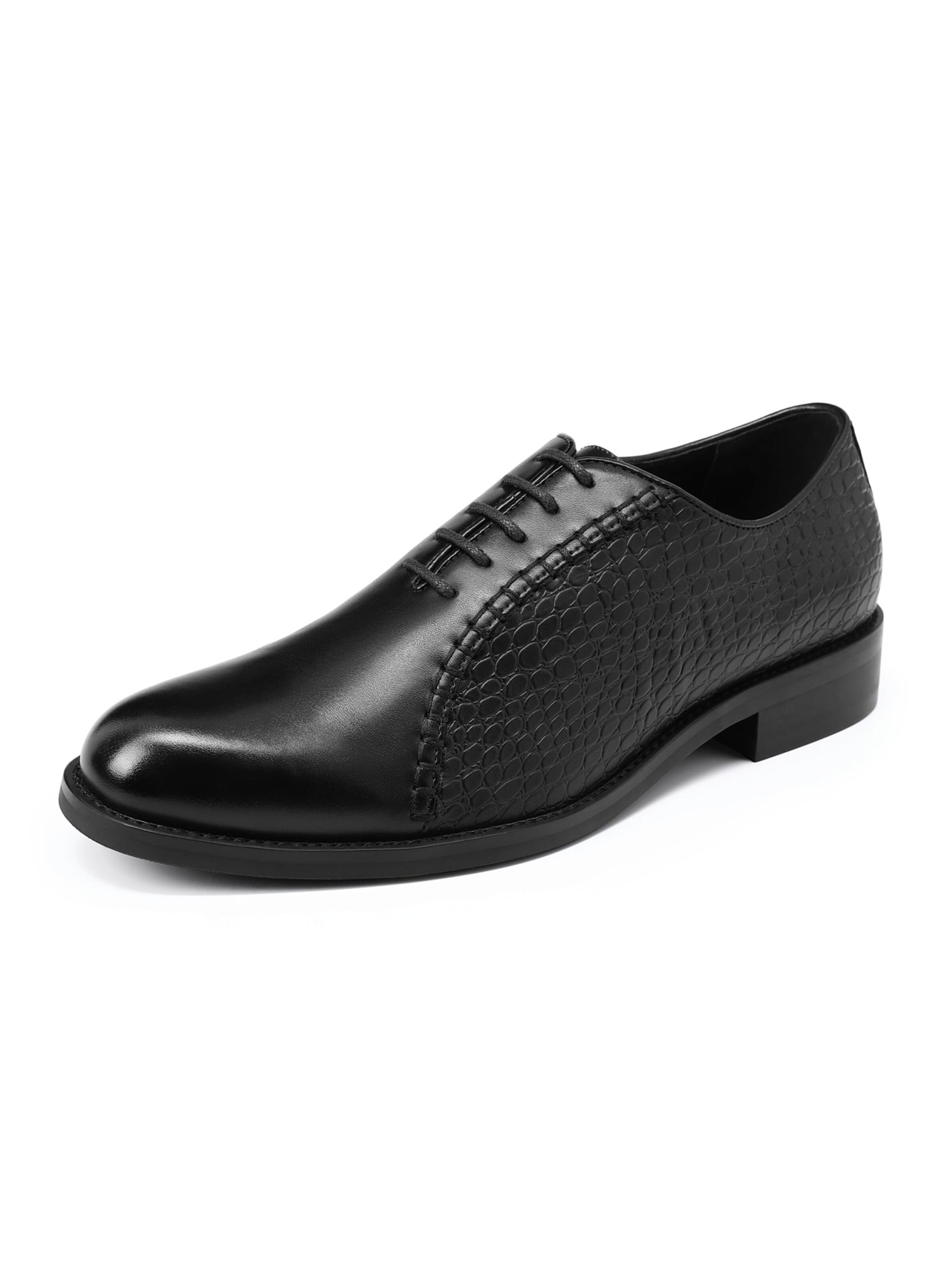 ALLTHEMEN Lace-Up Shoes 'Gleichgewicht' in Black: front