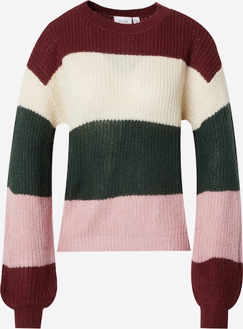 VILA Sweater 'Virita' in Red: front