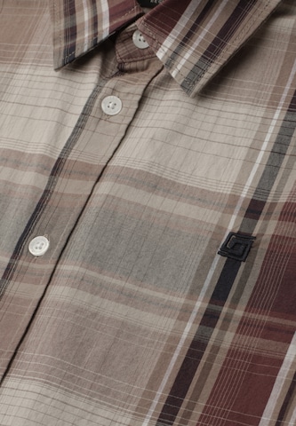 Street One MEN Regular fit Button Up Shirt in Beige