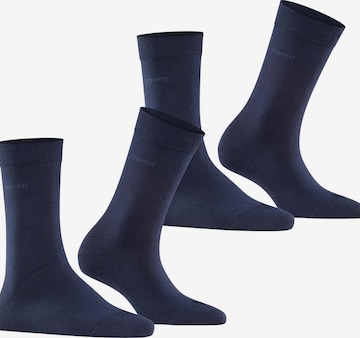 ESPRIT Socks 'Basic Easy 2-Pack' in Blue: front