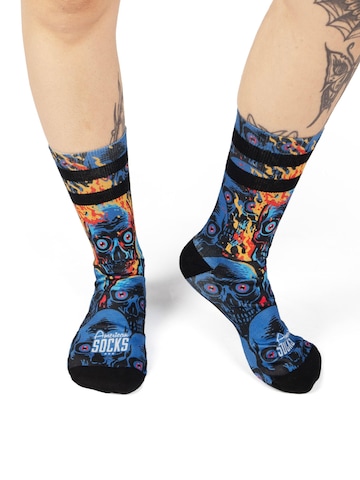Calzino 'Knucklehead' di American Socks in blu