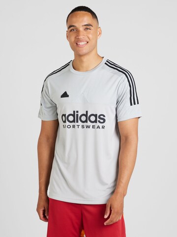 ADIDAS PERFORMANCE Performance shirt 'TIRO' in Grey: front