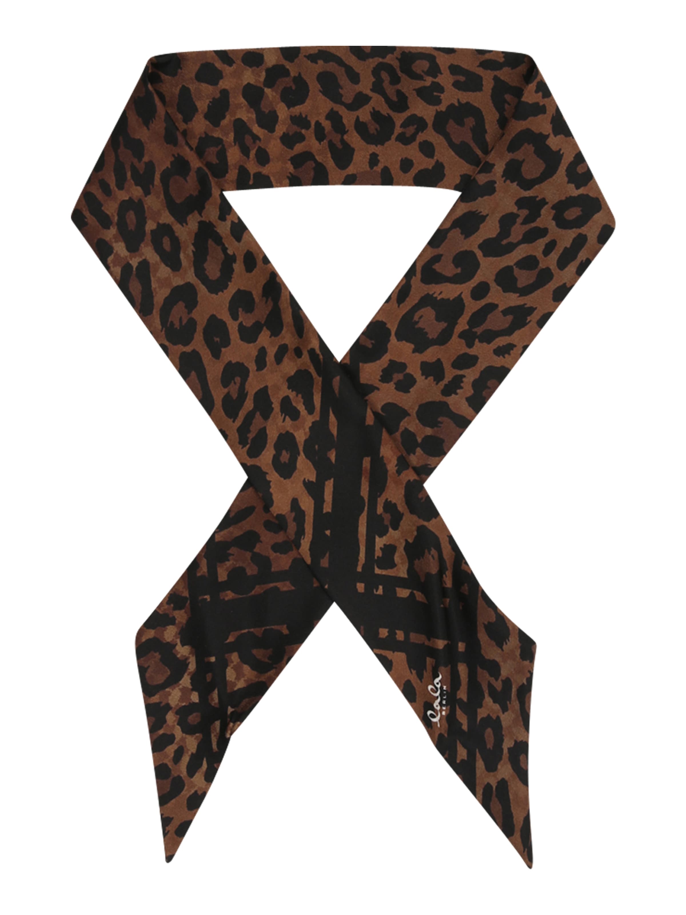 Lala Berlin Chusta 'Twilly Tao' w kolorze brązowy: przód