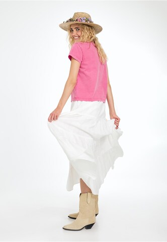 OH APRIL T-shirt 'Bloom' i rosa