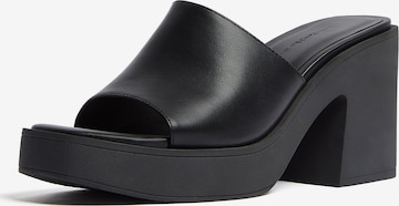 Mule Bershka en noir : devant