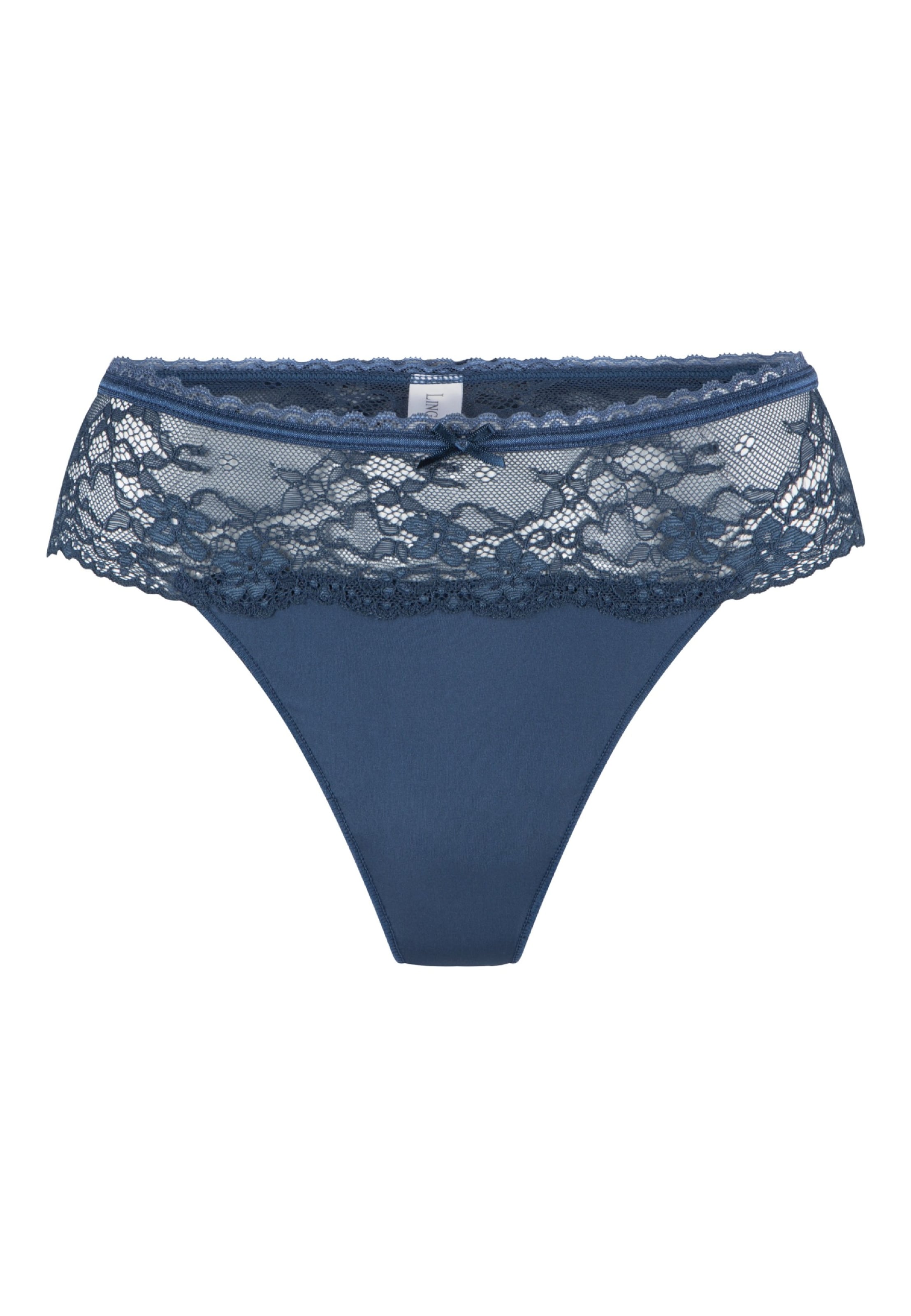 String di LingaDore in blu: frontale